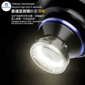 iFixes iL37 Polarized LED Ring Lamp: High-Quality Microscope Illuminator for Precision Research