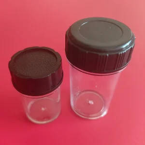 Microscope Objective Lens Protection Box: 2pcs RMS Thread Plastic Storage