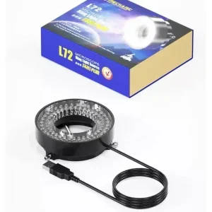 Mechanic Microscope LED Ring Light: Adjustable USB LED Illuminator for PCB Soldering Repair