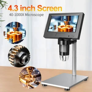 Digital Microscope 4.3'' 1000X HD