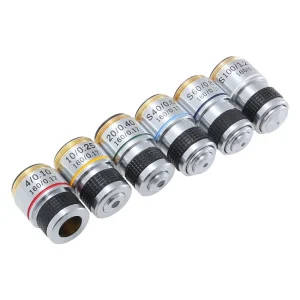 Microscope Achromatic Objective Lens 4X-100X