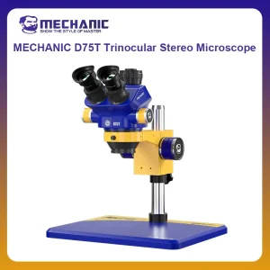 Trinocular Stereo Microscope D75T-B11 7-50X