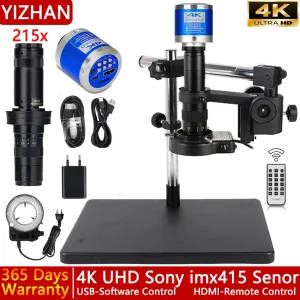 A 4K UHD Professional Electronic Microscope with Sony IMX415 Sensor