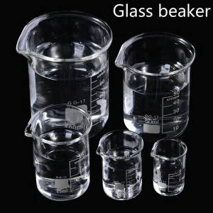 5-Piece Borosilicate Glass Beaker Set
