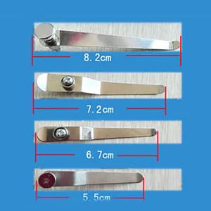 2-Piece Stainless Steel Microscope Stage Clips