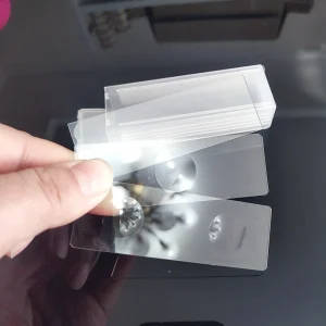 5-Piece Reusable Glass Microscope Slides Set