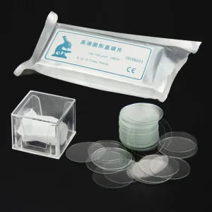 Round Microscope Glass Cover Slips - 1000pcs