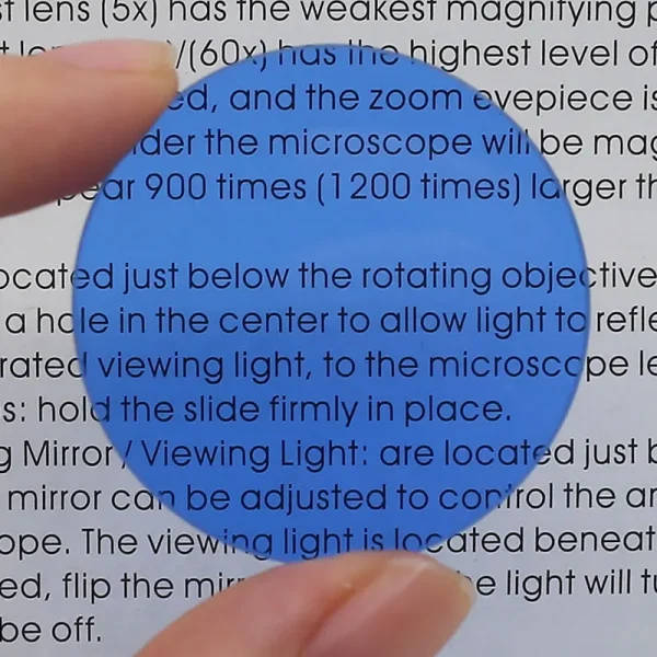 Microscope Color Filter Case Blue Colour Filter For Microscopes: Laboratory Microscope | Optical ...