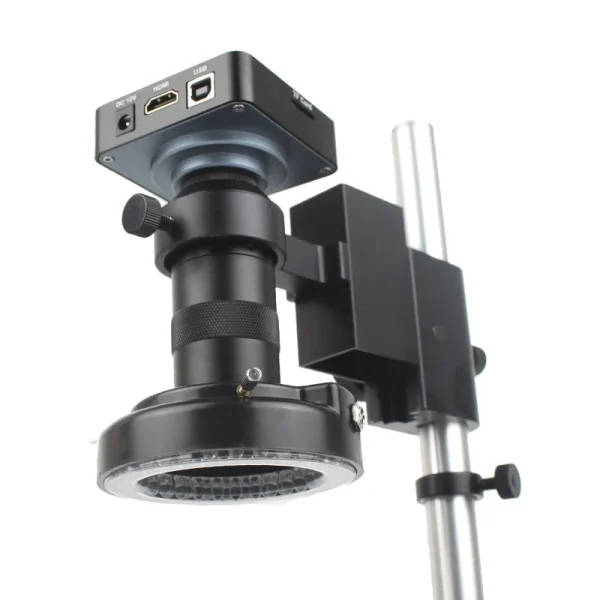 Microscope Camera Fixture Adjustable Focusing Microscope Stand For HDMI USB Video Microscope ...