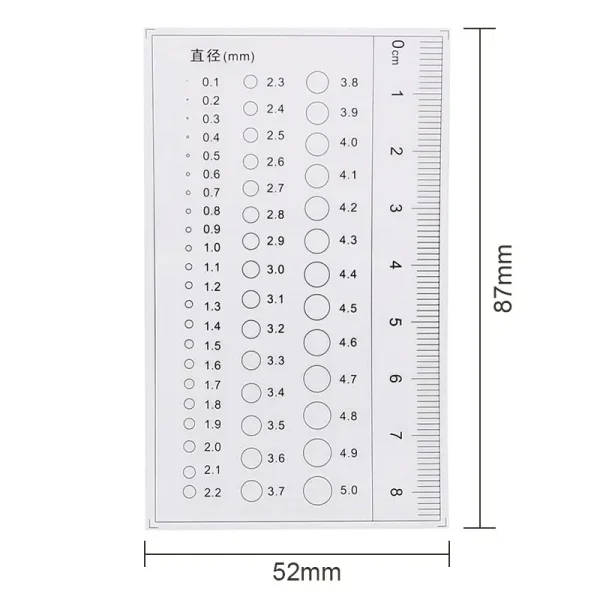 Micrometer Calibration Ruler: Precision Measuring Ruler | 0.1 Mm Ruler