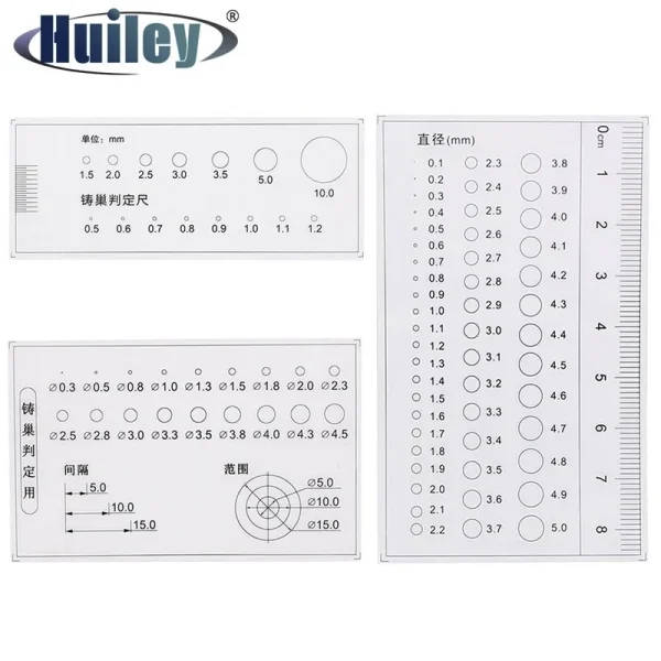 Canadian Micr Ruler Micrometer Calibration Ruler: Precision Measuring Ruler | 0.1 Mm Ruler