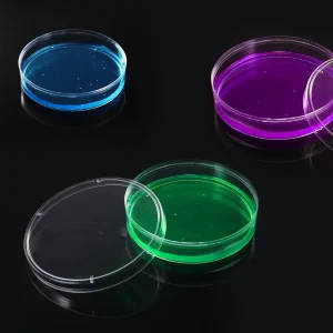 Sterile 70mm Plastic Petri Dishes With Lids - Pack of 10