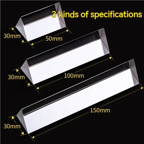 Triangular Optical Plate Triangular Prism Optical Glass: Optical Glass | Lab Glassware