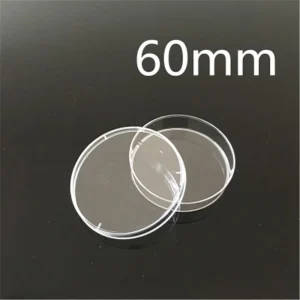 60mm Diameter Petri Dishes, 10-Pack