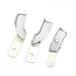 Stainless Steel Dental Impression Tray Set