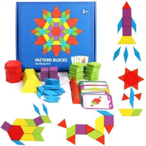 Geometry Set - 155 Piece Wooden Educational Resource