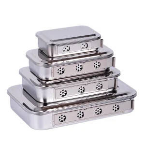Stainless Steel Dental Sterilization Tray