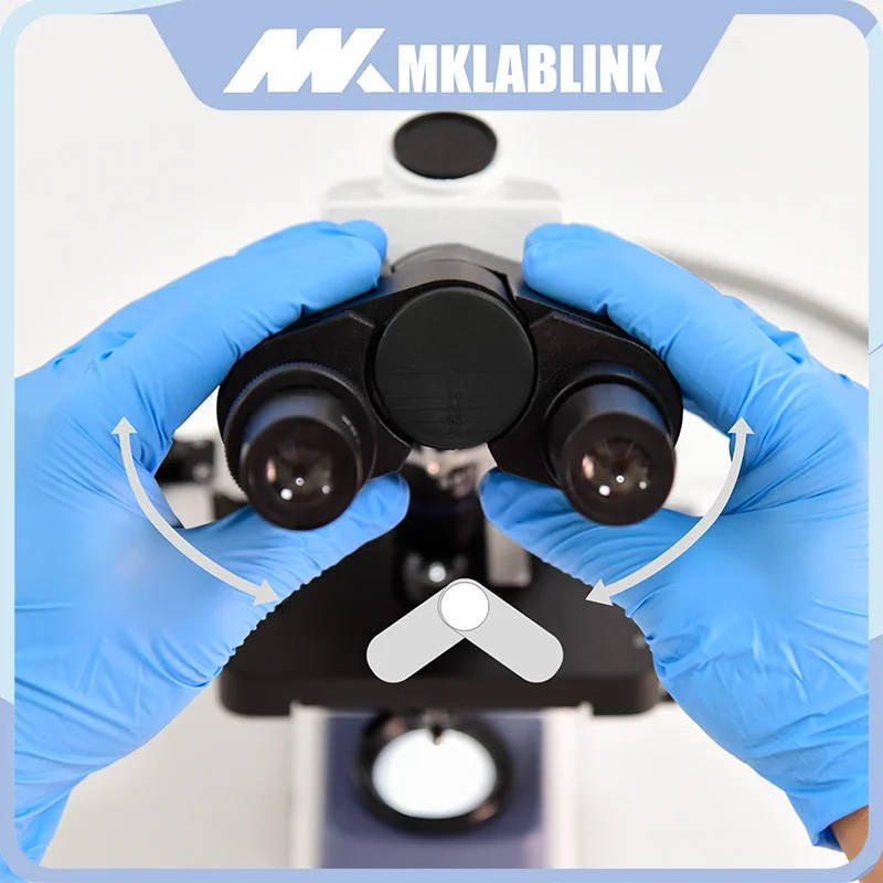 MKM-B500E Biological Microscope with Binocular Head and Double-Layer Mechanical Stage High-performance biological microscope designed for educational and research institutions in the UK, featuring a binocular head and advanced mechanical stage. High-performance biological microscope designed for educational and research institutions in the UK, featuring a binocular head and advanced mechanical stage. MKM-B500E Biological Microscope with Binocular Head and Double-Layer Mechanical Stage - Image 3