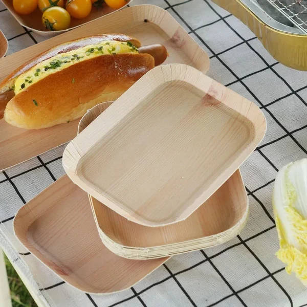 Rectangle Plate Lab Compostable Rectangle Laboratory Plates: Disposable Tableware | Paper ...