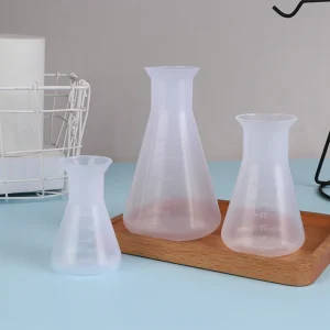 50/100/250ml Plastic Erlenmeyer Flasks for Laboratory Analysis