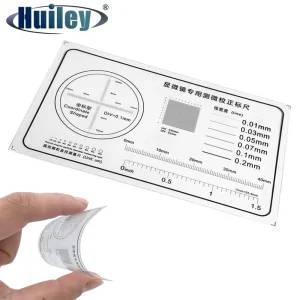 Microscope Calibration Ruler 70x40mm