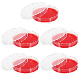 10pcs Blood Agar Plate Petri Plates for Microbiology Experiments