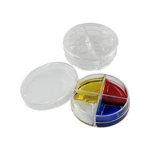 Sterile 4 Compartment Cell Culture Dishes
