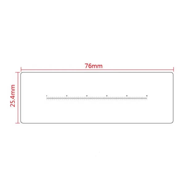 0.1mm Division Microscope Objective Lens Micrometer Calibration Ruler ...