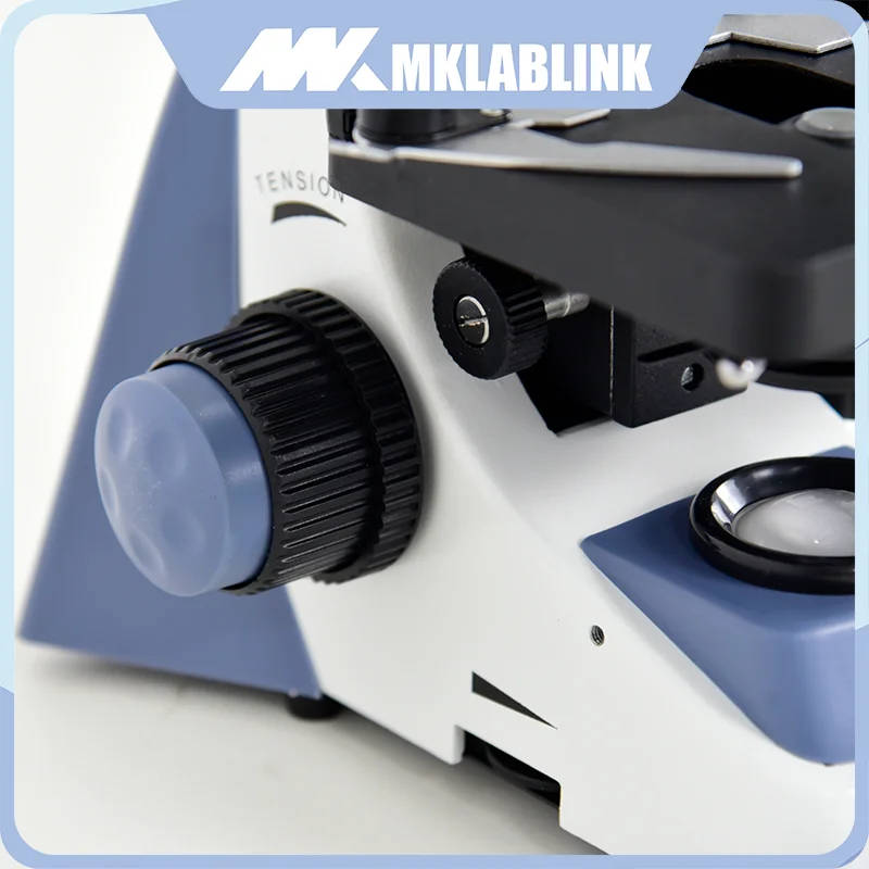 MKM-B500E Biological Microscope with Binocular Head and Double-Layer Mechanical Stage High-performance biological microscope designed for educational and research institutions in the UK, featuring a binocular head and advanced mechanical stage. High-performance biological microscope designed for educational and research institutions in the UK, featuring a binocular head and advanced mechanical stage. MKM-B500E Biological Microscope with Binocular Head and Double-Layer Mechanical Stage - Image 6