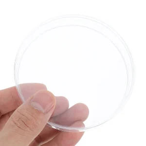 NUOLUX 1 Set Plastic Petri Dishes with Mini Droppers and Pipettes for Laboratory and Educational Use