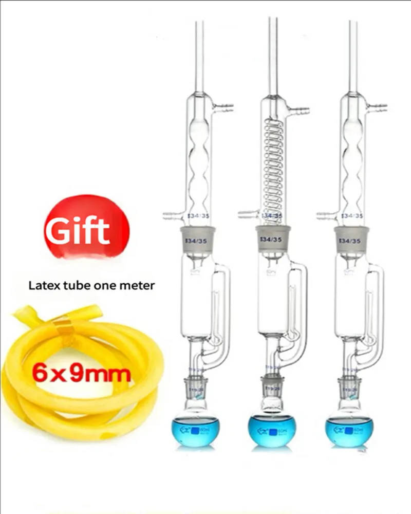 Comprehensive Soxhlet Extractor Lab Glassware Kit for UK Educational Institutions Enhance your laboratory setup with our versatile Soxhlet Extractor glassware kit, available in multiple capacities (60ml, 150ml, 250ml, 500ml, 1000ml, 2000ml) and designed for optimal performance and safety. Enhance your laboratory setup with our versatile Soxhlet Extractor glassware kit, available in multiple capacities (60ml, 150ml, 250ml, 500ml, 1000ml, 2000ml) and designed for optimal performance and safety. Comprehensive Soxhlet Extractor Lab Glassware Kit for UK Educational Institutions