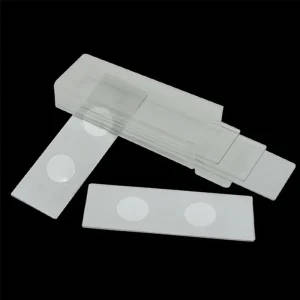 5pcs Reusable Laboratory Single Concave Microscope Blank Glass Slides for Educational Institutions