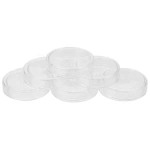 6 Piece Borosilicate Glass Petri Dish Set