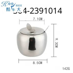 Stainless Steel Laboratory Storage Jar 500ml