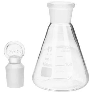150ml Borosilicate Glass Conical Flask With Stopper
