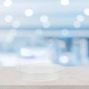 10 Glass Petri Dishes with Lids