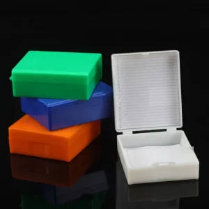Microscope Slide Storage Box - 25 Capacity ABS Plastic