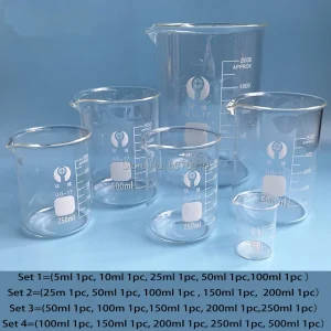 Borosilicate Glass Beaker Set