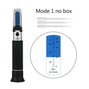 Alcohol Refractometer with ATC for Measuring Distilled Beverages