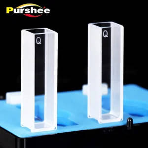 Quartz Cuvette Cells With Lid, 10mm Path Length, JGS1