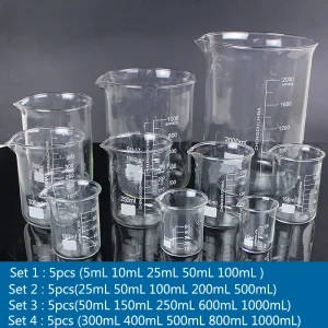 Borosilicate Glass Beaker Set