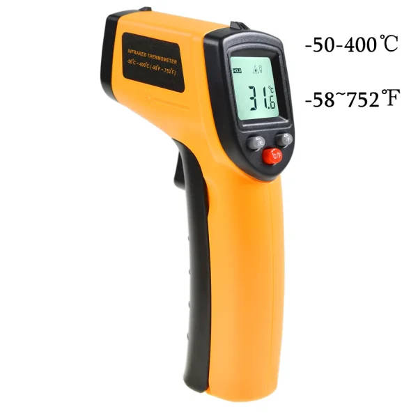 Infrared Thermometer -50 To 400°C Non-Contact Temperature Measurement