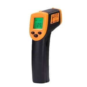 Non-Contact Digital Infrared Thermometer with Laser IR Temperature LCD Display