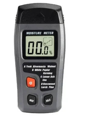 Digital Wood Moisture Meter - Accurate MT10 Hygrometer with Large LCD Display