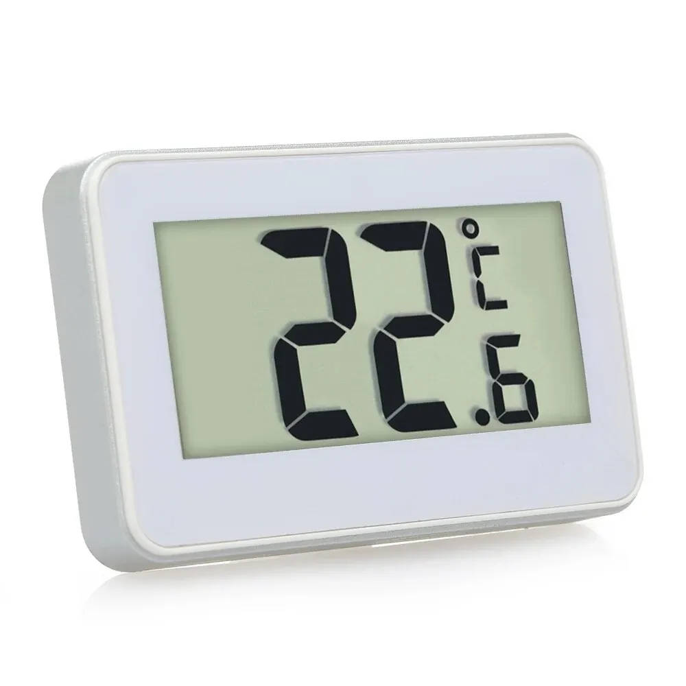 Digital Fridge Thermometer with High Precision and Frost Alert Accurately monitor temperature in your fridge or freezer with this waterproof digital thermometer, featuring a large LCD display and frost alert function. Accurately monitor temperature in your fridge or freezer with this waterproof digital thermometer, featuring a large LCD display and frost alert function. Digital Fridge Thermometer with High Precision and Frost Alert