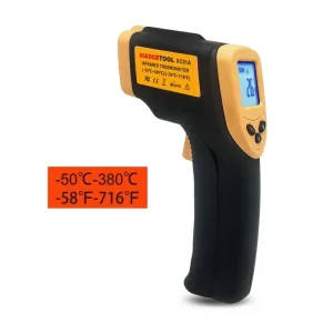 Non-Contact Infrared Thermometer with Laser Sight and Colour LCD Display