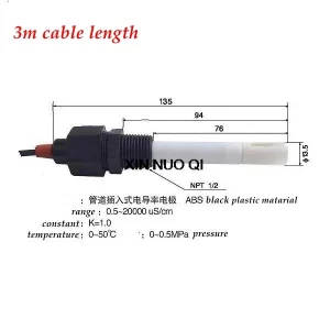 High-Precision Platinum Black Conductivity Sensor Electrode for Laboratory Applications
