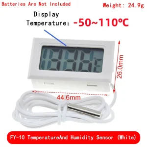 Precise Mini LCD Digital Thermometer for Laboratory Freezer and Refrigerator Temperature Control
