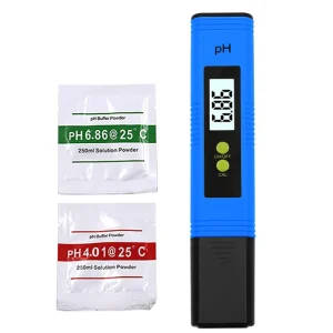 High-Precision pH Meter for Water Quality Testing - 0.01 Resolution, 0-14 pH Range