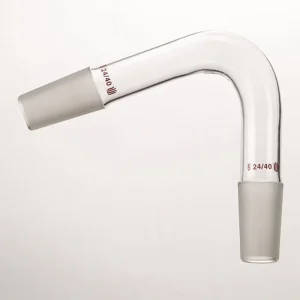 Borosilicate Glass 75° Elbow Adapter With 24/40 Joint